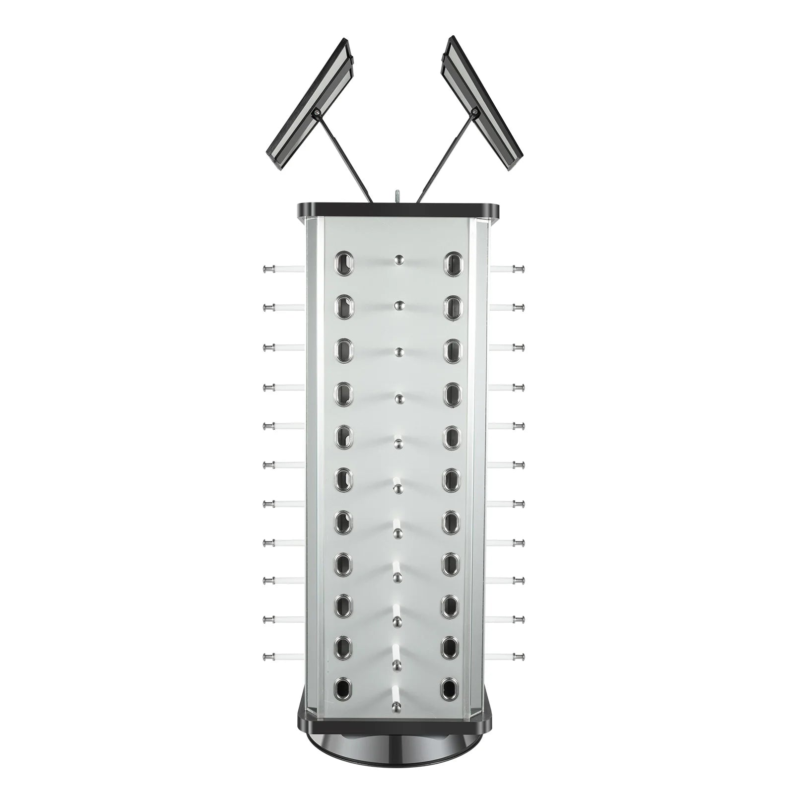 Rotating Eyeglasses Display Stand Hold Up to 44 Pairs of Eyeglasses Ideal for Displaying or Storing Sunglasses, Myopia Glasses