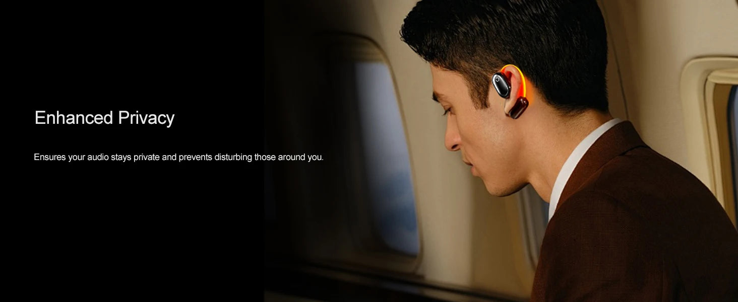 True Open Ear earbuds Wireless Headphones with Enhanced Sound,Lightweight Design,IPX4 waterproof,DNC Mics,BT 5.4,Punchy Bass