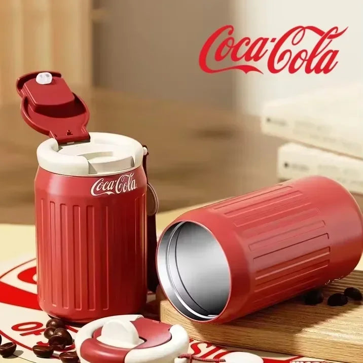 Stainless Steel Fashion Thermos Cup Water Cup Insulated Water Bottle Car Coffee Retro Travel Cup Stainless Steel Vacuum Flask