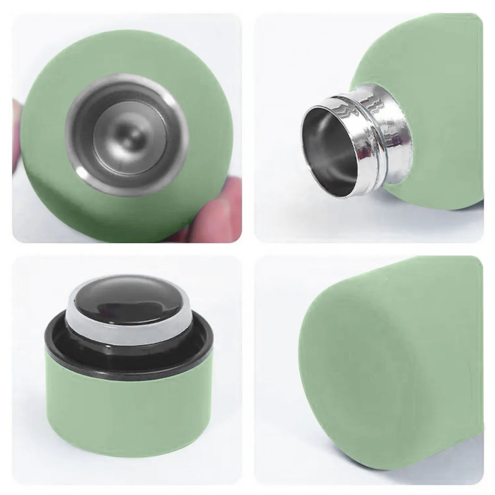 500ml Small Mouth Thermos Cup Outdoor Stainless Steel Bottle Rubber Paint Sports Kettle Thickened Double Water Cup