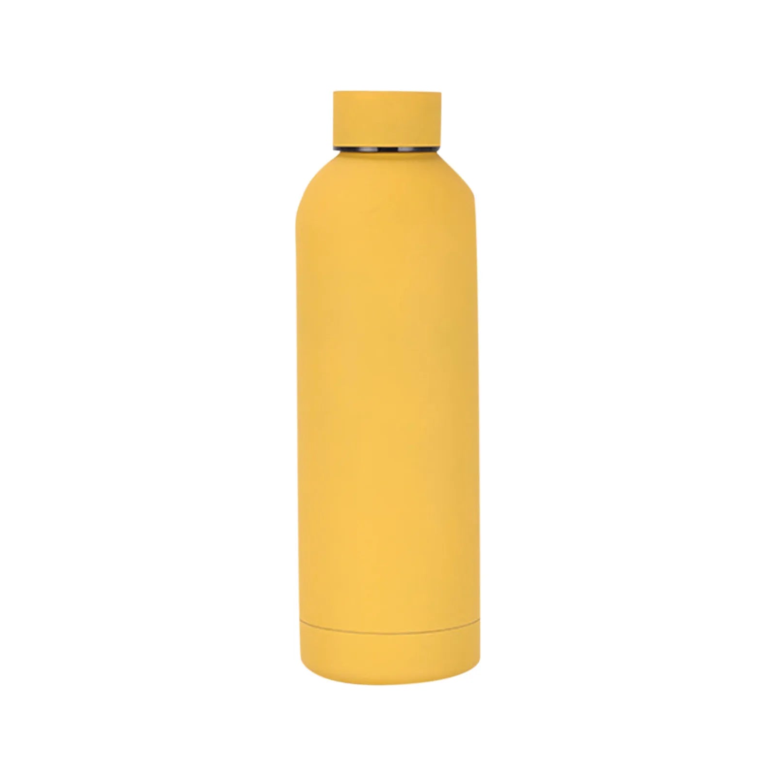 500ml Small Mouth Thermos Cup Outdoor Stainless Steel Bottle Rubber Paint Sports Kettle Thickened Double Water Cup