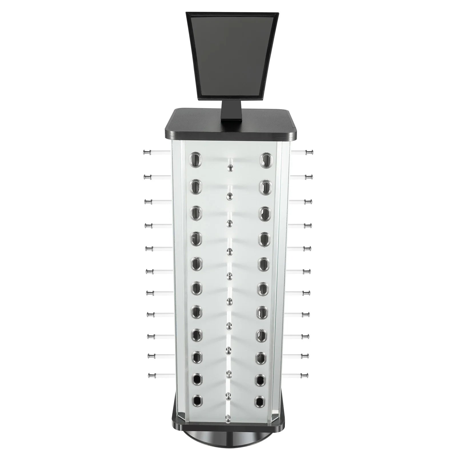 Rotating Eyeglasses Display Stand Hold Up to 44 Pairs of Eyeglasses Ideal for Displaying or Storing Sunglasses, Myopia Glasses