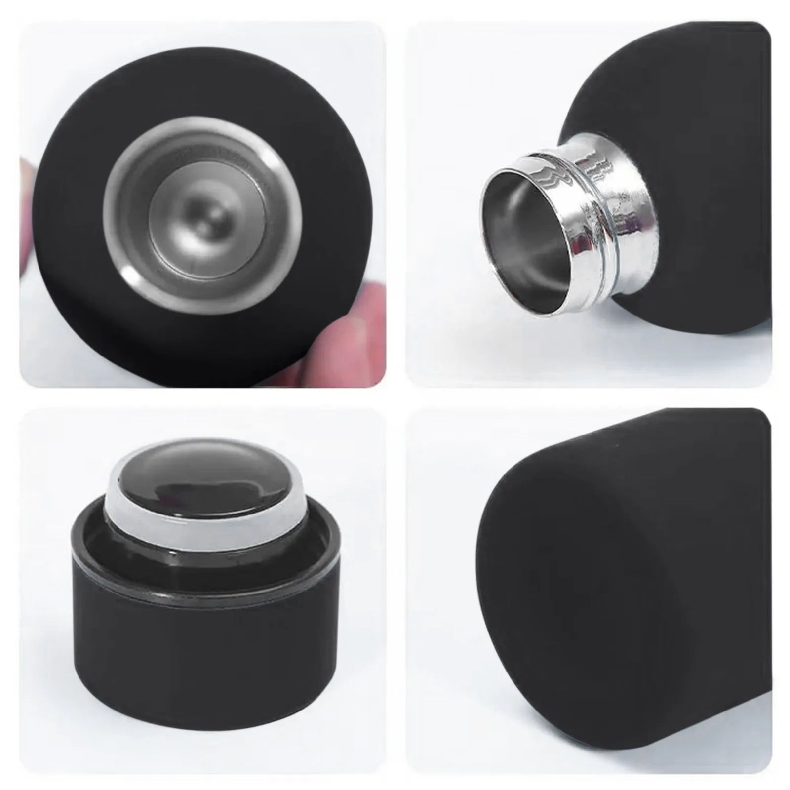 500ml Small Mouth Thermos Cup Outdoor Stainless Steel Bottle Rubber Paint Sports Kettle Thickened Double Water Cup