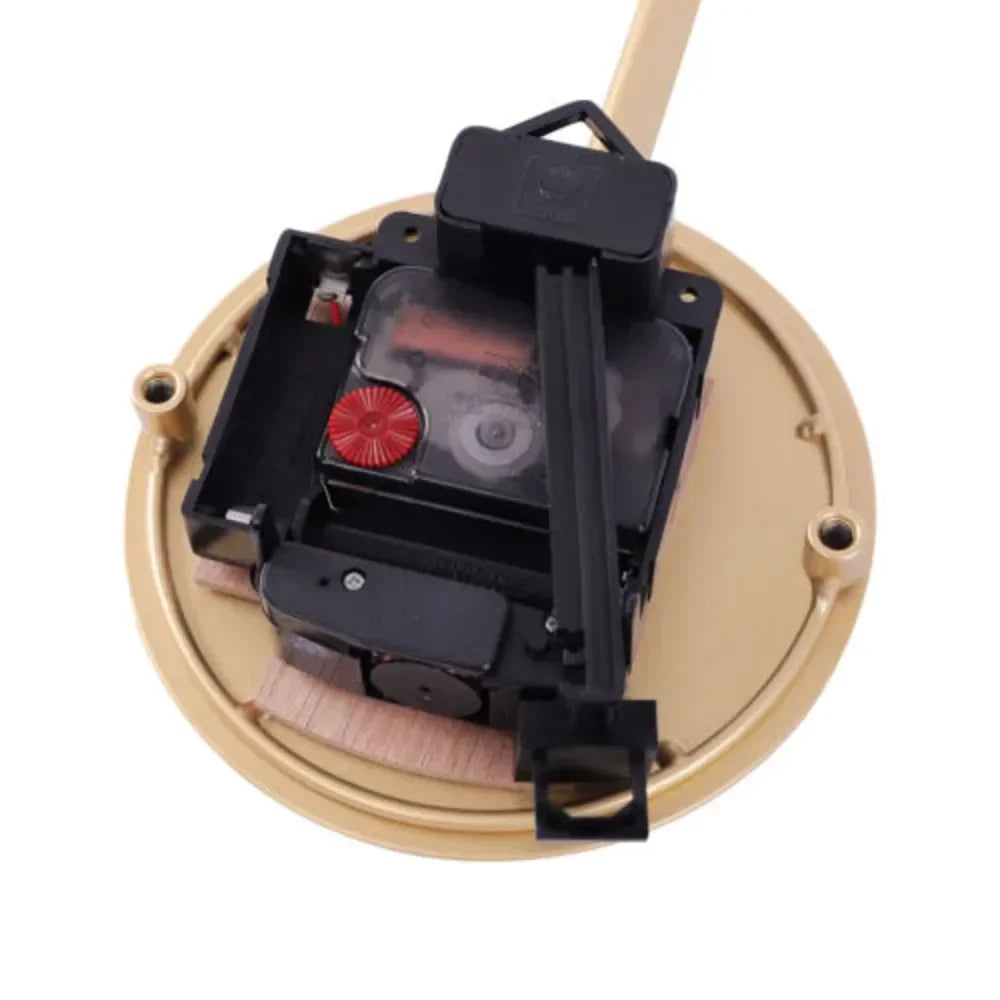 Swing Wall Clock Modern Design Silent Quartz Movement Elegant Great Gift Living Room Decor Dial Without Number Easy to Install: