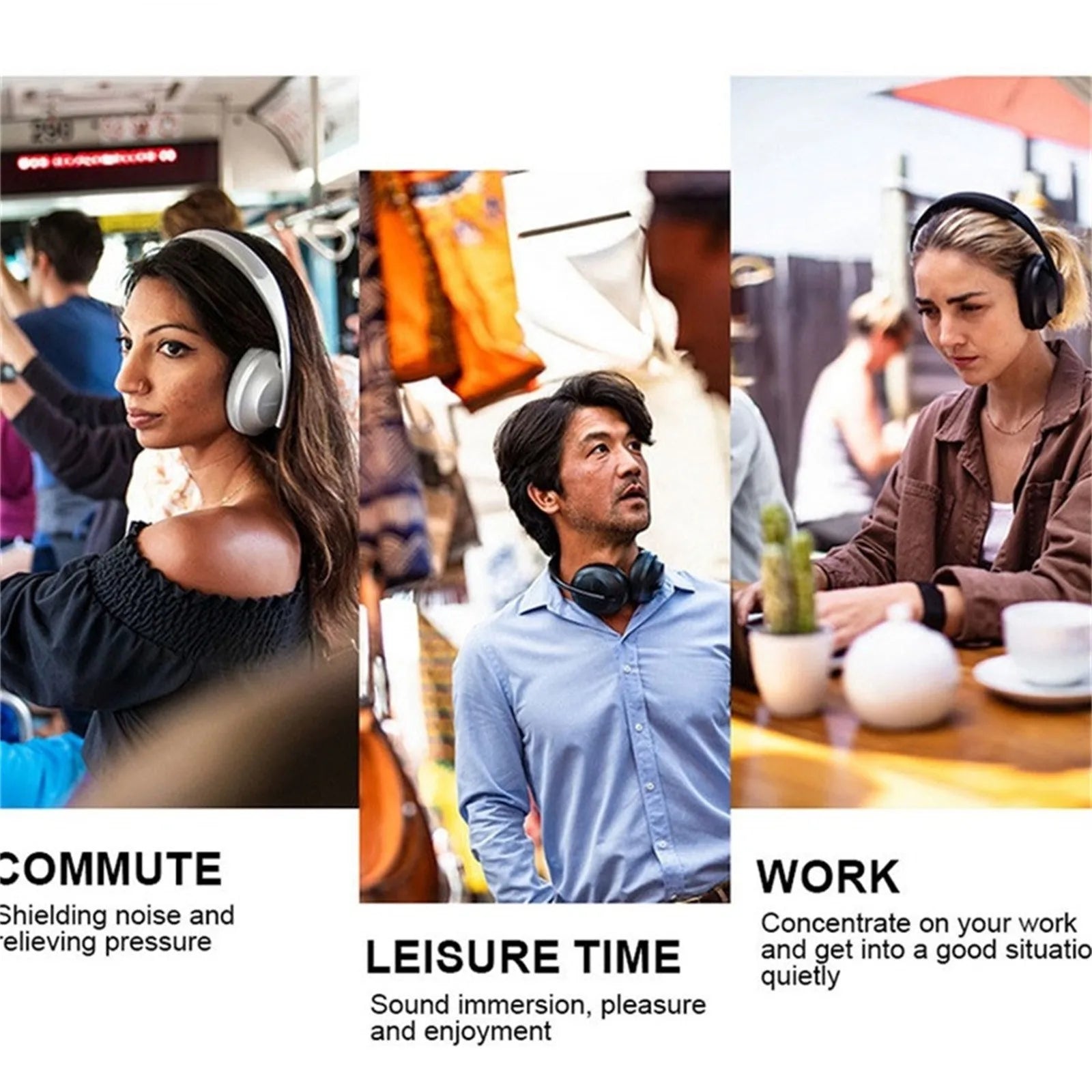 Bose-700 Noise Cancelling Headphones Bluetooth Over-Ear Wireless Headphones Built-In Microphone Clear Calls Alexa Voice Control