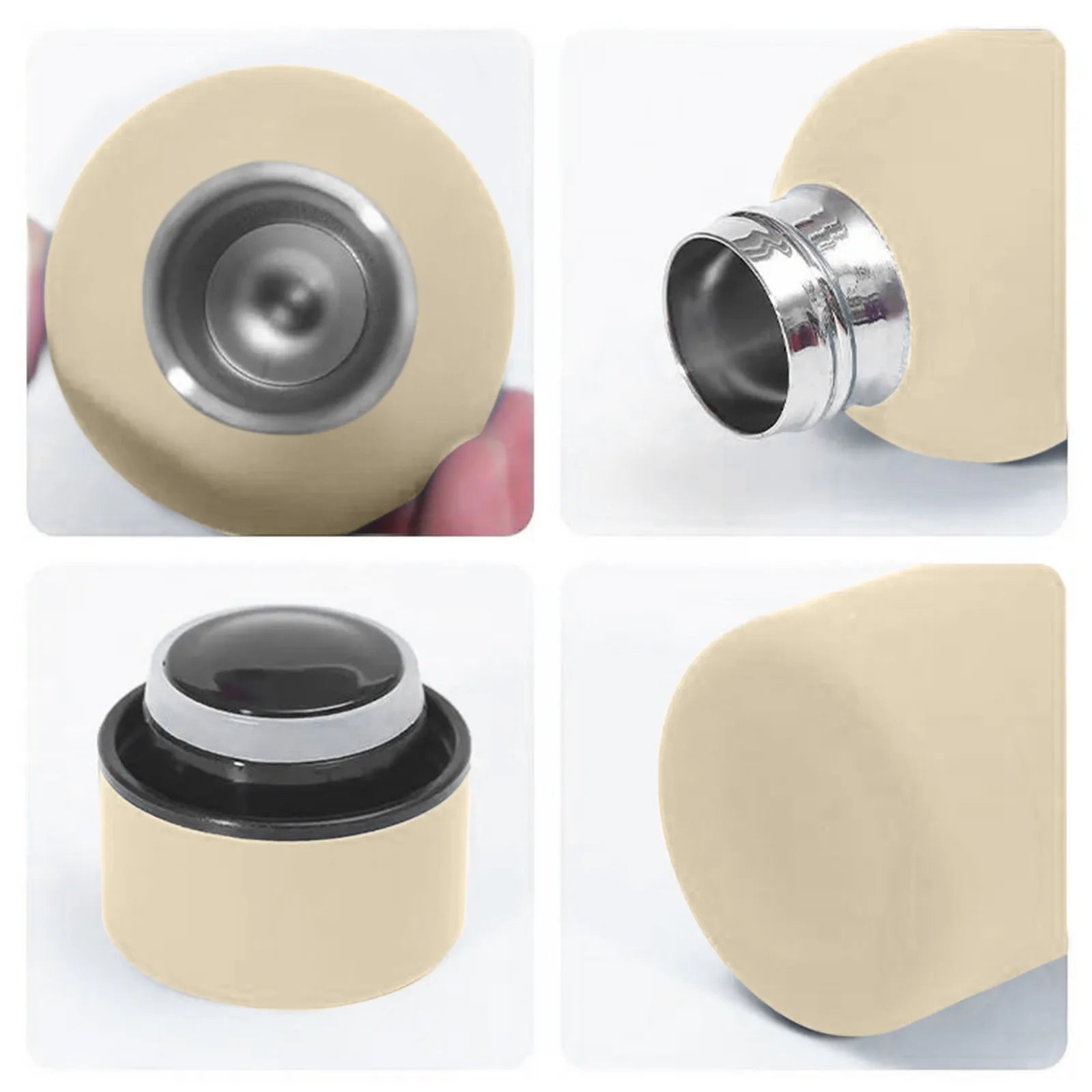 500ml Small Mouth Thermos Cup Outdoor Stainless Steel Bottle Rubber Paint Sports Kettle Thickened Double Water Cup