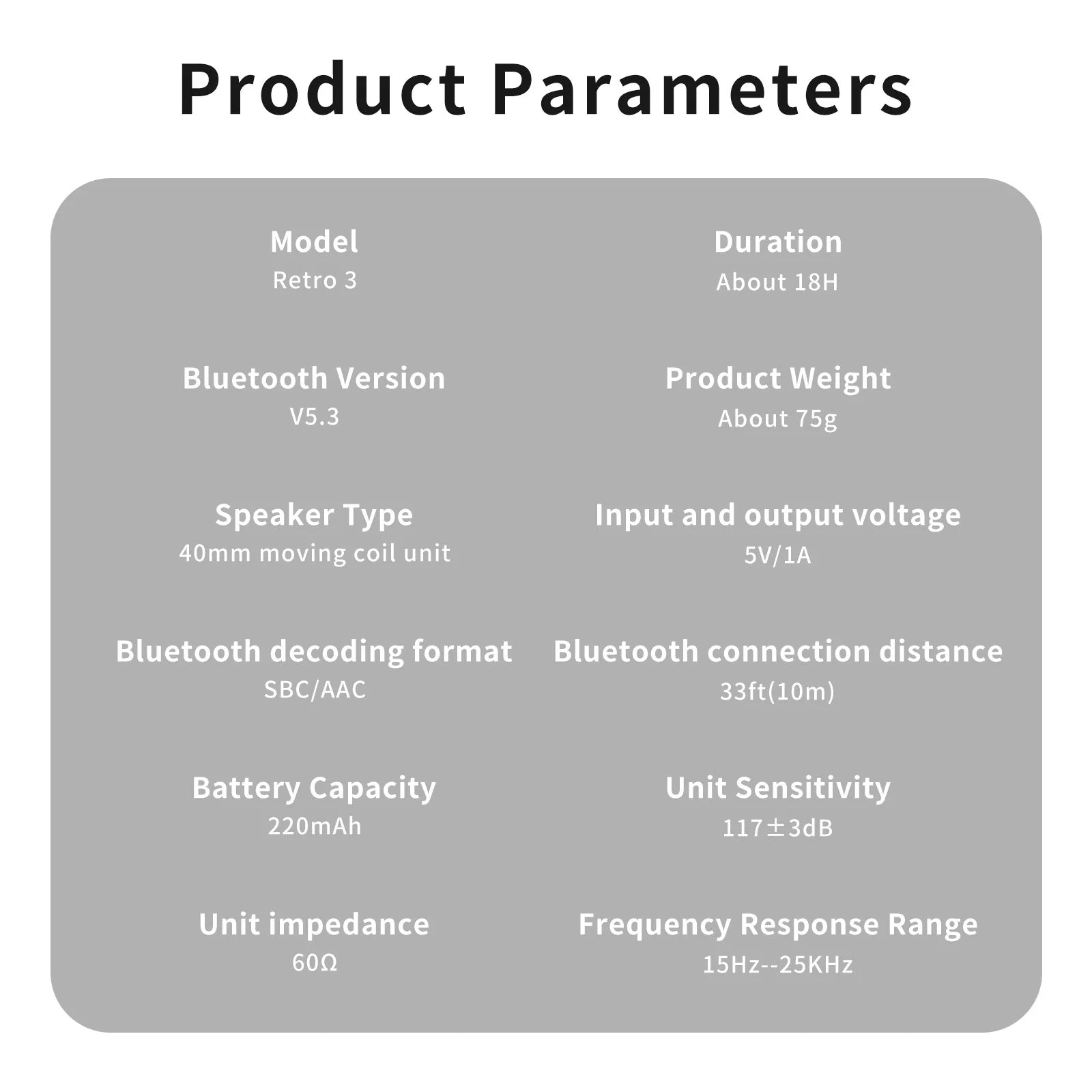 OKCSC 2 in 1 Retro Wireless Headphones 3rd Generation  BT 5.3 40mm Drive Open-ear Noise Reduction Headset Two Connection Modes