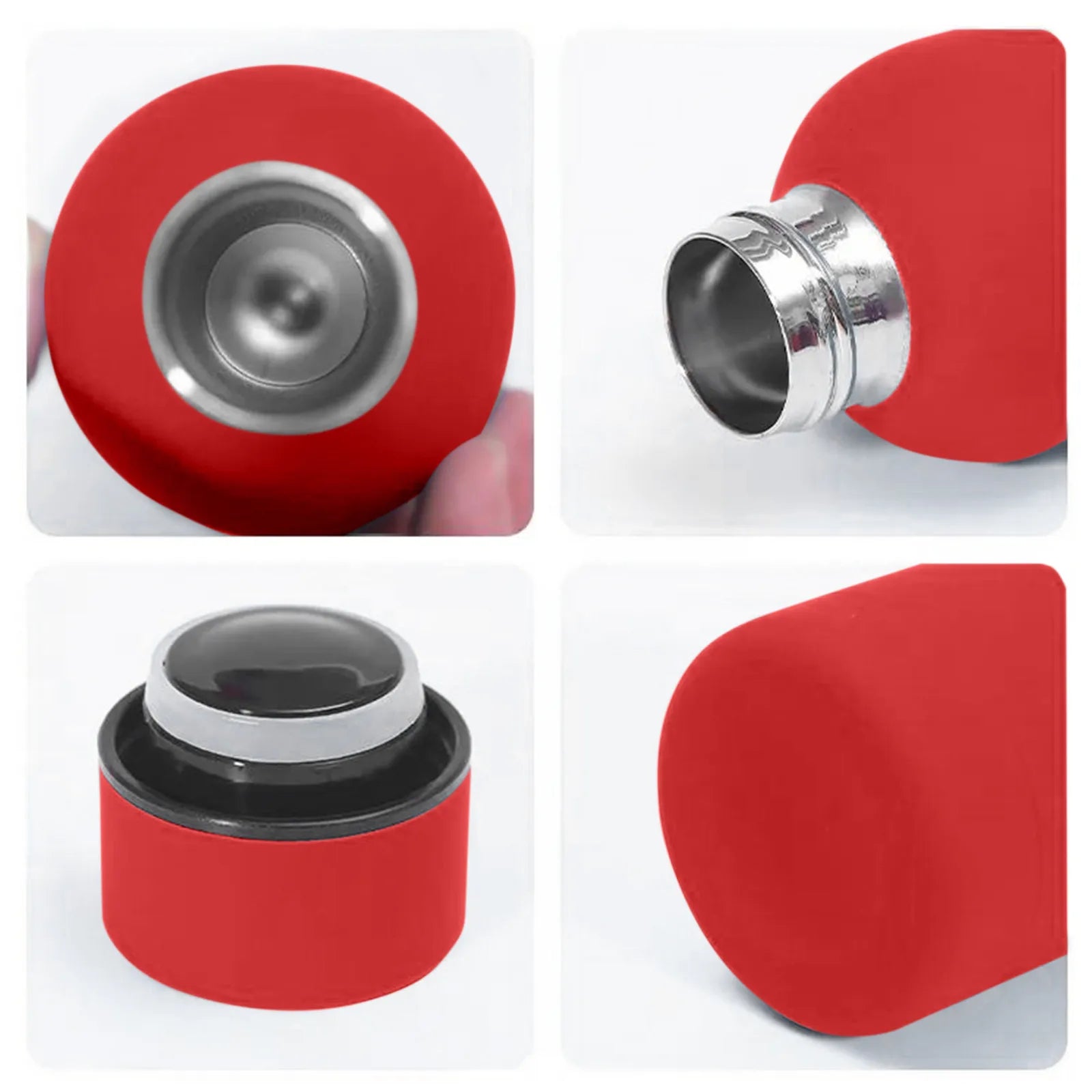 500ml Small Mouth Thermos Cup Outdoor Stainless Steel Bottle Rubber Paint Sports Kettle Thickened Double Water Cup