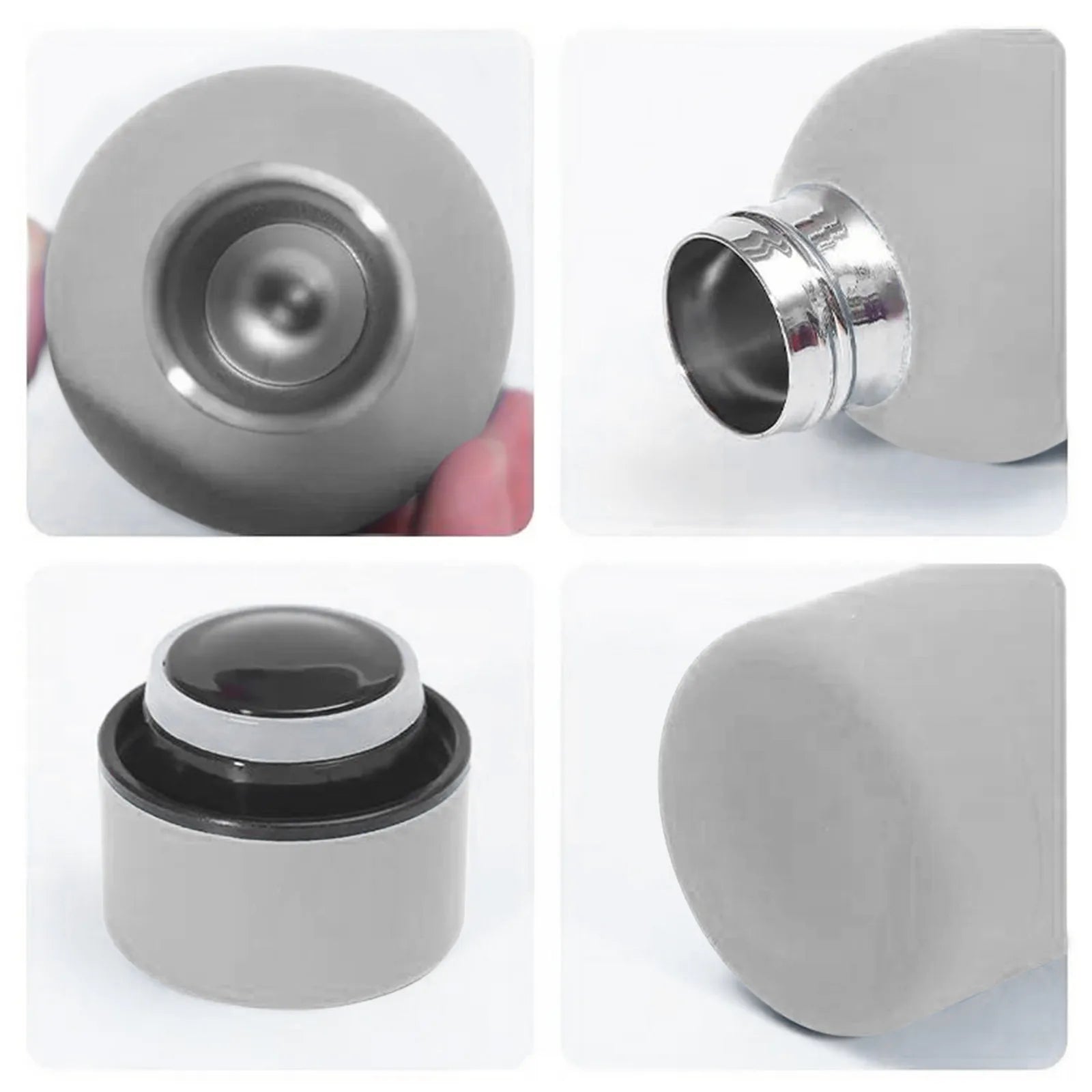 500ml Small Mouth Thermos Cup Outdoor Stainless Steel Bottle Rubber Paint Sports Kettle Thickened Double Water Cup