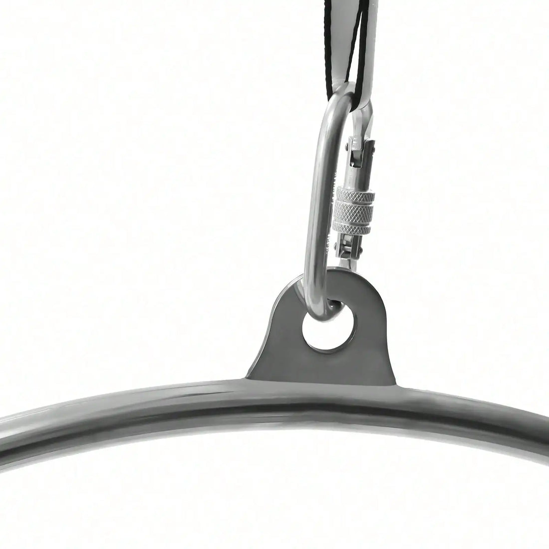 90cm Aerial Lyra Hoop Gymnastic Equipment Lifting Ring Yoga Ring Dance Stainless 350Kg