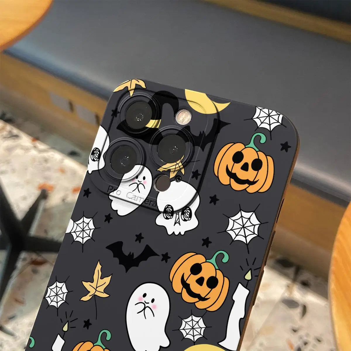 Funny Pumpkin Pattern Phone Case Phone Accessories for IPhone Series for IPhone 16 Pro Max 15 Pro 14Plus 13 12 11 XR X/XS