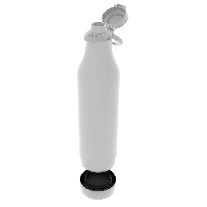 Ello 18oz Vacuum Insulated Stainless Steel Water Bottle, BPA-Free Flip Lid Leak-Proof Thermos for Sports Travel Hot/Cold Drinks
