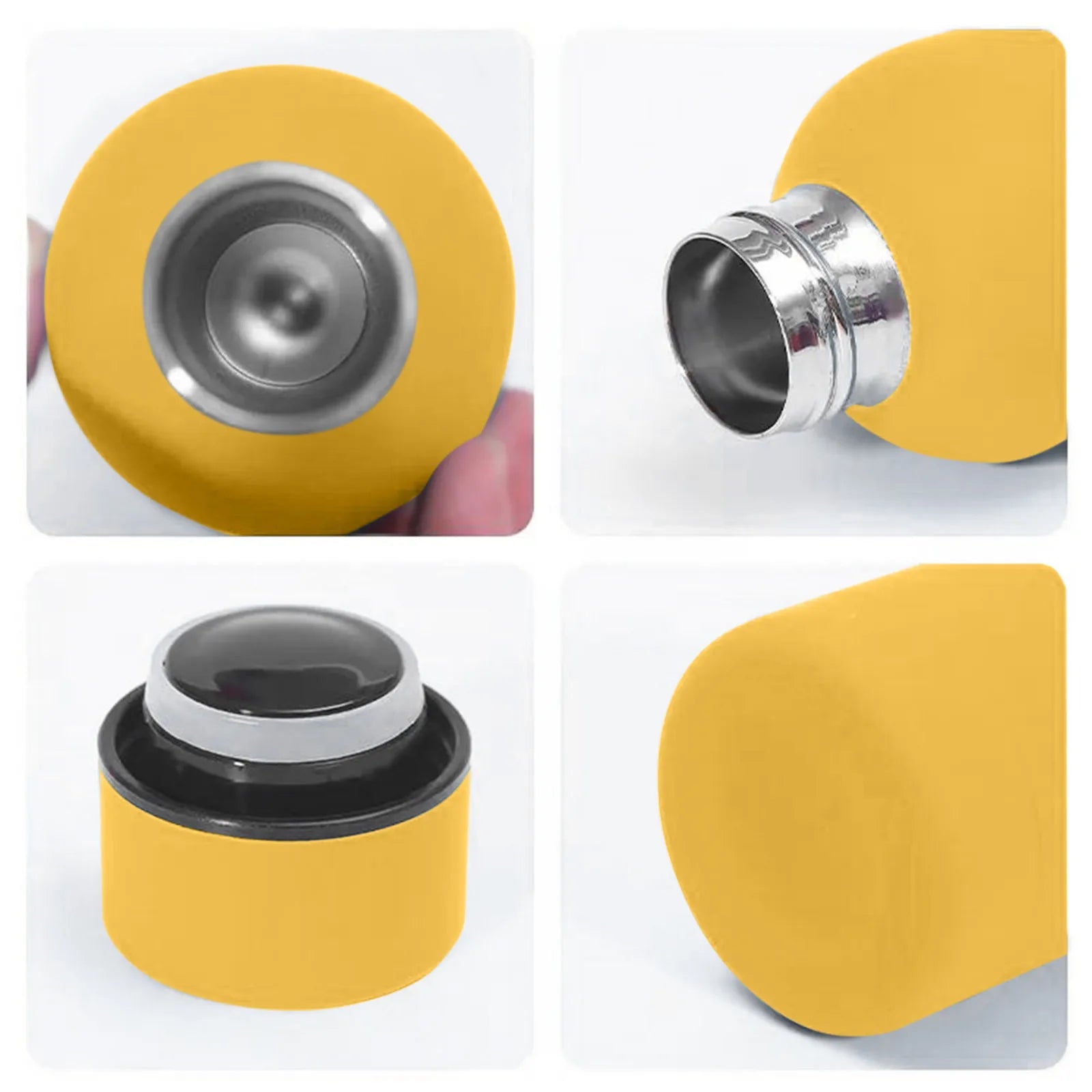 500ml Small Mouth Thermos Cup Outdoor Stainless Steel Bottle Rubber Paint Sports Kettle Thickened Double Water Cup