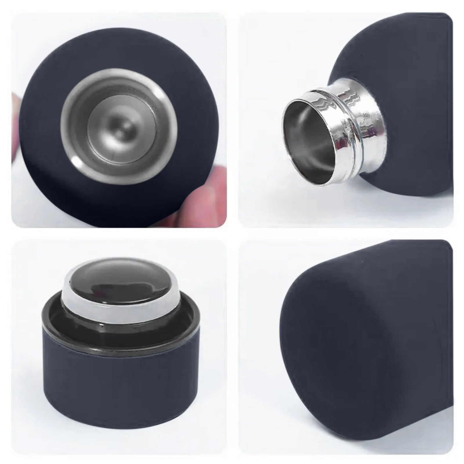 500ml Small Mouth Thermos Cup Outdoor Stainless Steel Bottle Rubber Paint Sports Kettle Thickened Double Water Cup