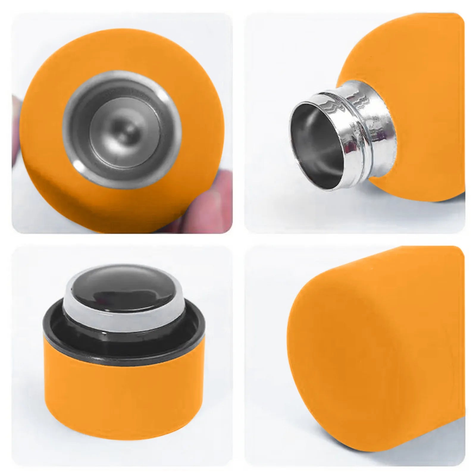 500ml Small Mouth Thermos Cup Outdoor Stainless Steel Bottle Rubber Paint Sports Kettle Thickened Double Water Cup