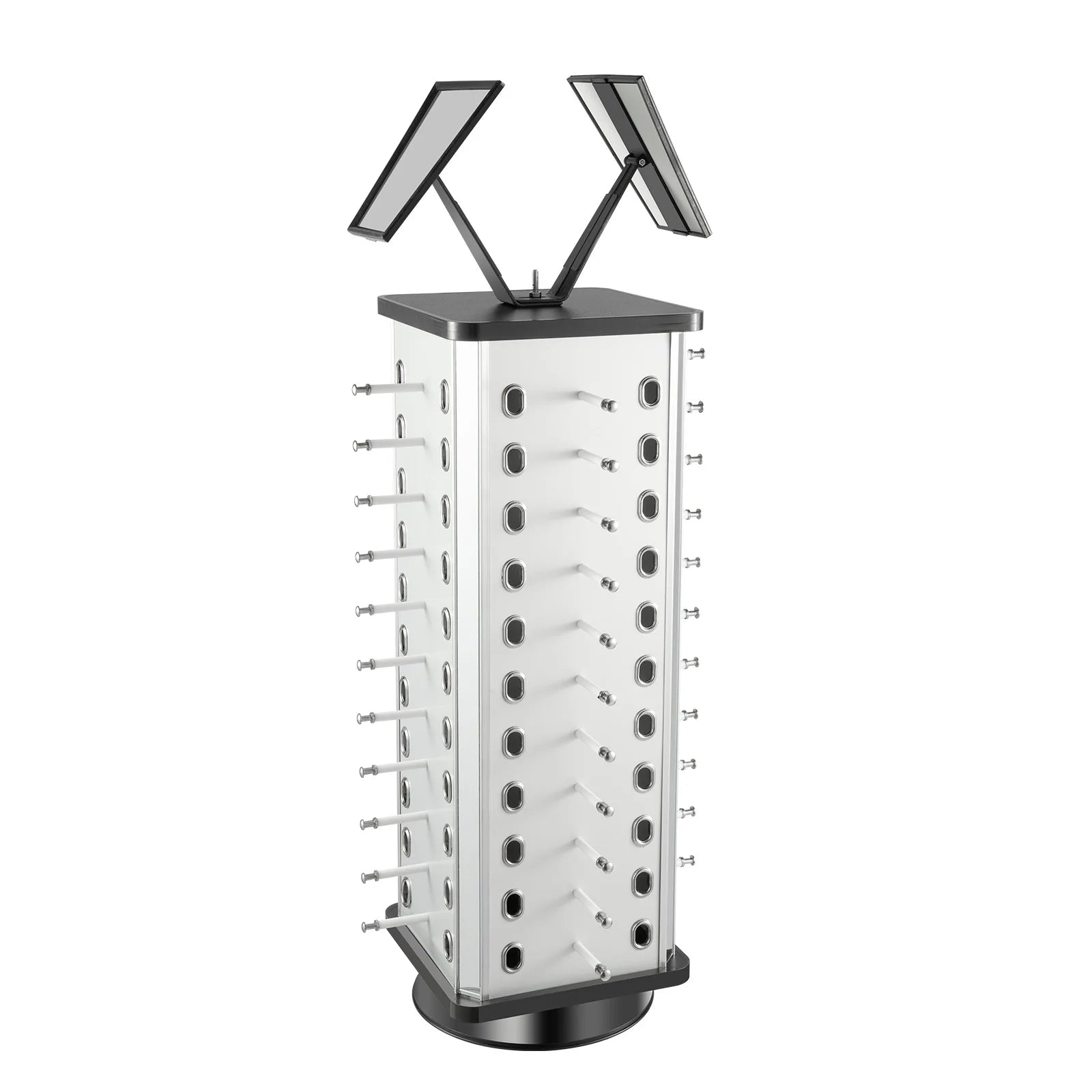 Rotating Eyeglasses Display Stand Hold Up to 44 Pairs of Eyeglasses Ideal for Displaying or Storing Sunglasses, Myopia Glasses