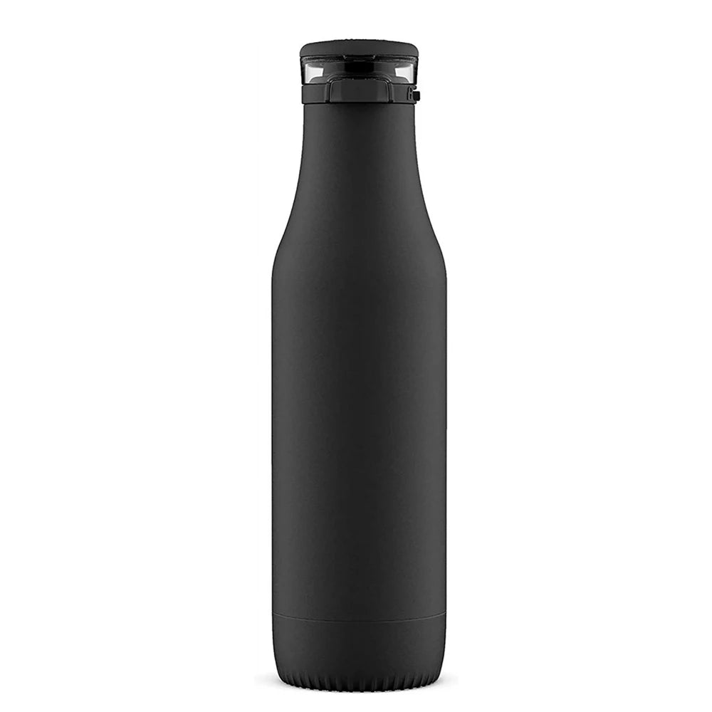 Ello 18oz Vacuum Insulated Stainless Steel Water Bottle, BPA-Free Flip Lid Leak-Proof Thermos for Sports Travel Hot/Cold Drinks