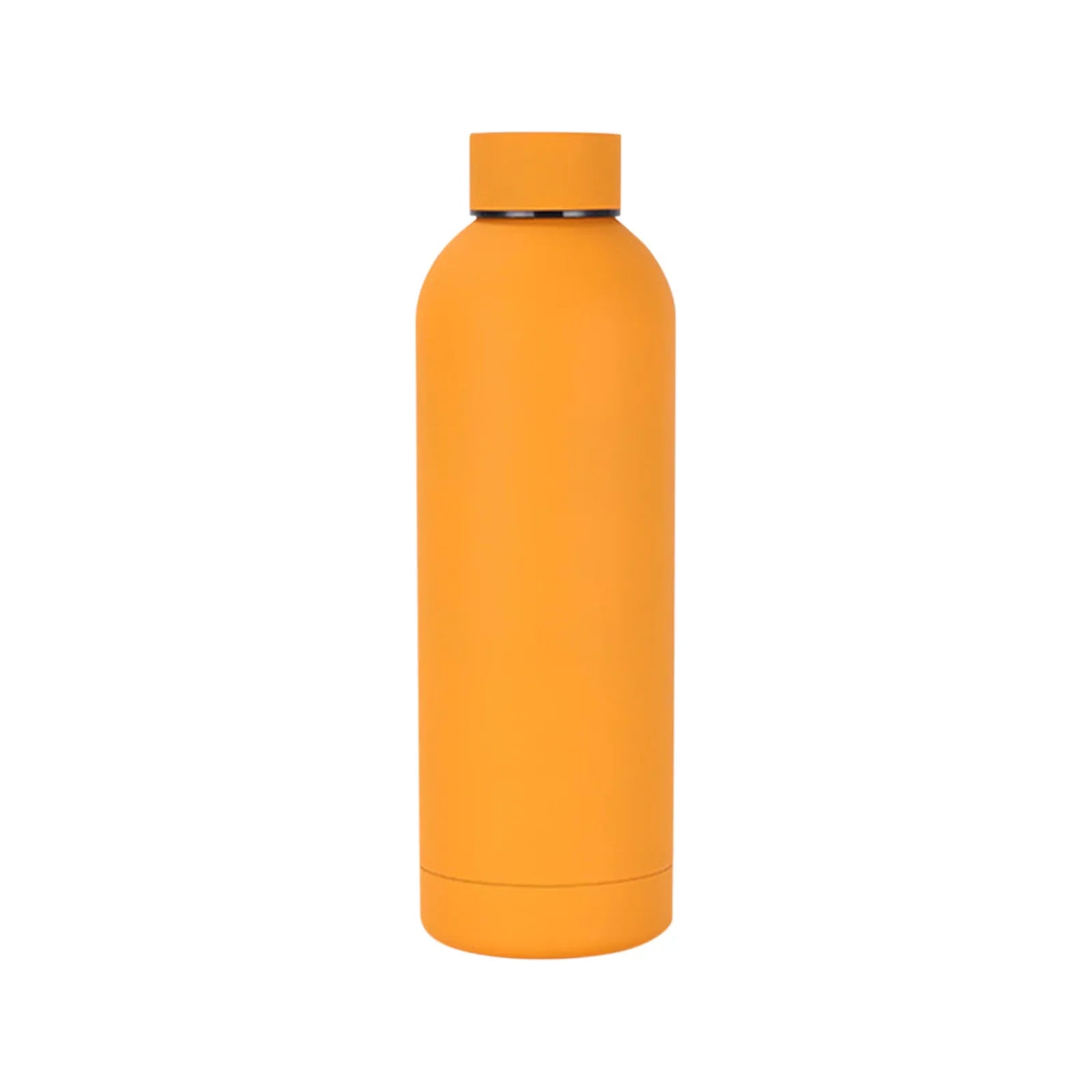 500ml Small Mouth Thermos Cup Outdoor Stainless Steel Bottle Rubber Paint Sports Kettle Thickened Double Water Cup